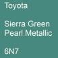 Preview: Toyota, Sierra Green Pearl Metallic, 6N7.